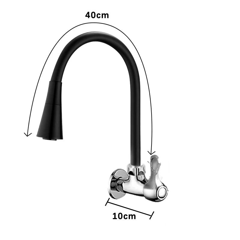 Torneira Gourmet Flexível Cônica com Mangueira de Silicone