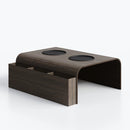 Kit 2 Esteiras Suporte Porta Copos e Controle para Braço de Sofá