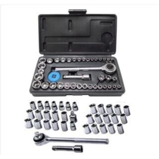 Kit de Ferramentas com Catraca Reversível 46 Peças – Alta Performance em Uma Maleta Compacta