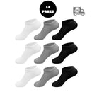 Kit 12 Pares de Meias Soquete Unissex Cano curto