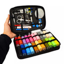 Kit de Costura e Linhas com 90 Peças – Completo e Prático!