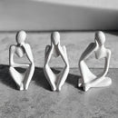 Kit Trio Estatueta Decorativa - Decoração Elegante