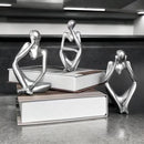 Kit Trio Estatueta Decorativa - Decoração Elegante