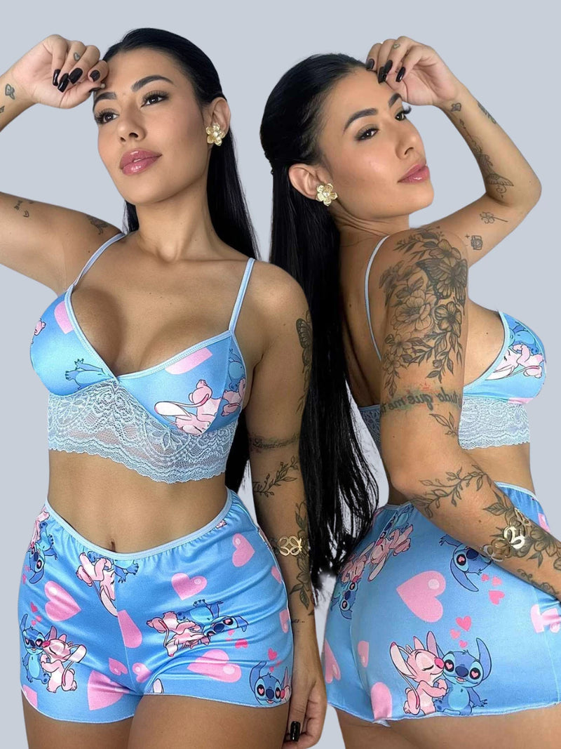 Top Doll Cropped com Renda