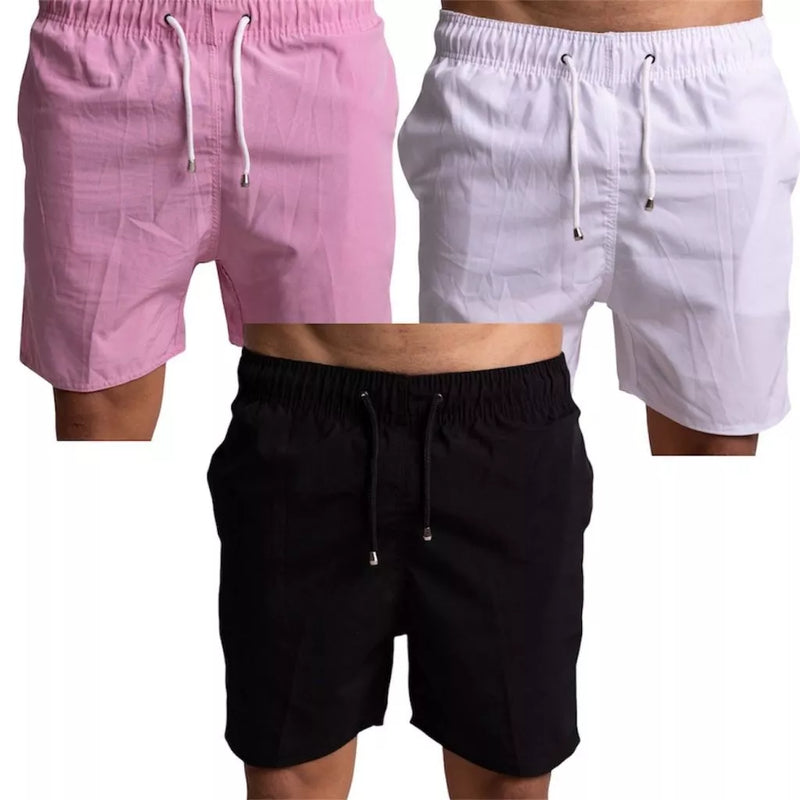 Kit 3 Shorts Tactel Masculino Adulto