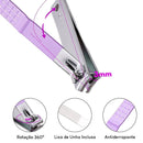 Kit Manicure e Pedicure 16 Peças com Bolsa Dobrável – Aço Inoxidável