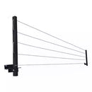 Varal Em Aço Dobrável Cabo Aço Encapado