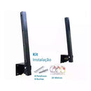 Varal Em Aço Dobrável Cabo Aço Encapado