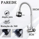 Torneira Gourmet Flexível Cônica com Mangueira de Silicone