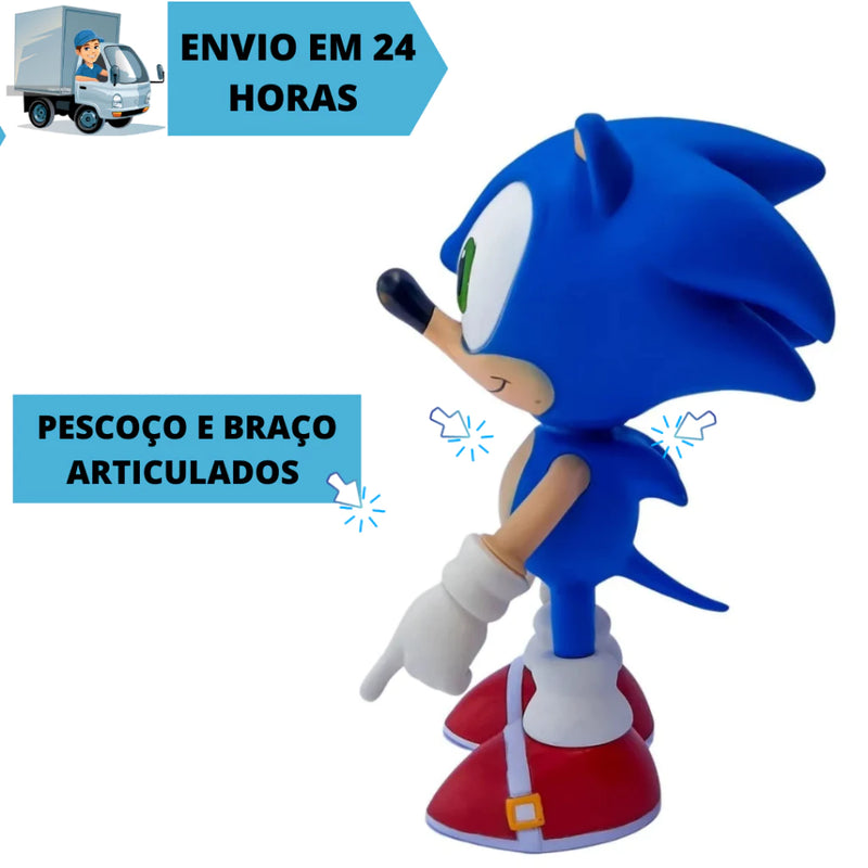 Boneco Sonic Super Size – Coleção Articulada Oficial!
