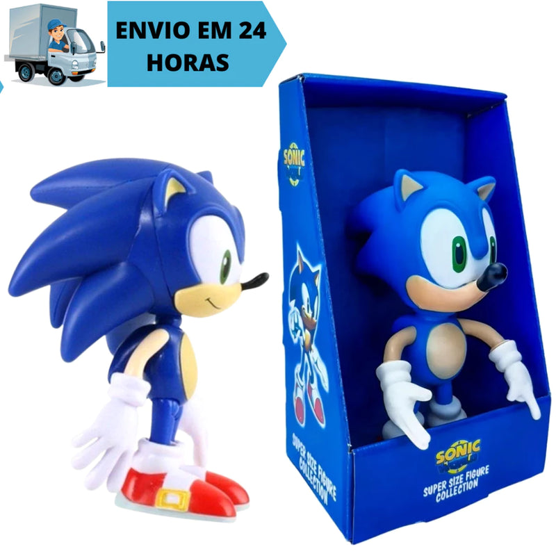 Boneco Sonic Super Size – Coleção Articulada Oficial!