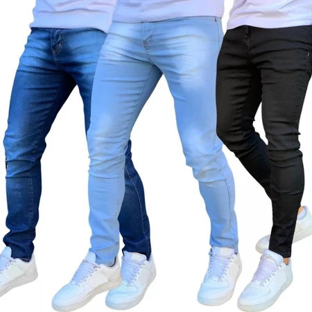 Calça Jeans Masculina Skinny com Elastano (Linha Premium)