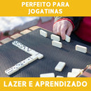 Dominó de Osso Vermelho Profissional – Pedras Grandes