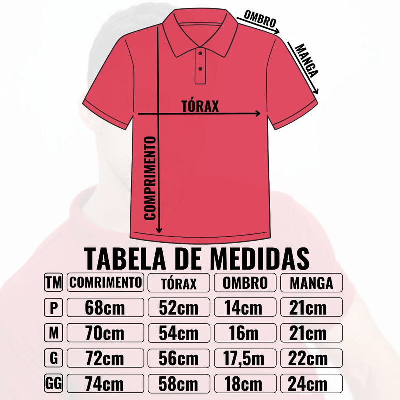 Kit com 5 Camisas Polo Masculinas Algodão Piquet – Estilo e Versatilidade para o Dia a Dia