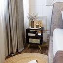 Mesa de Cabeceira Palma Retrô – Design Compacto e Sofisticado