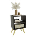 Mesa de Cabeceira Palma Retrô – Design Compacto e Sofisticado