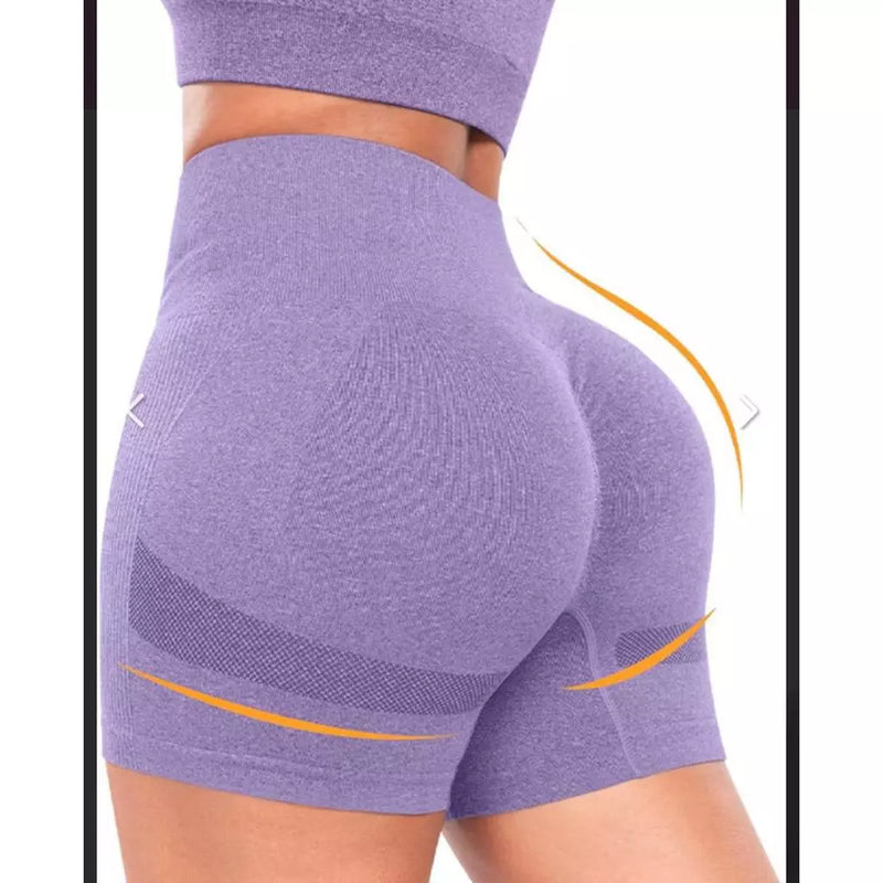 Kit com 3 Shorts Femininos Legging Meia Coxa – Fitness | Academia | Empina Bumbum | Alta Modelagem