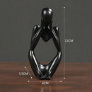 Kit Trio Estatueta Decorativa - Decoração Elegante