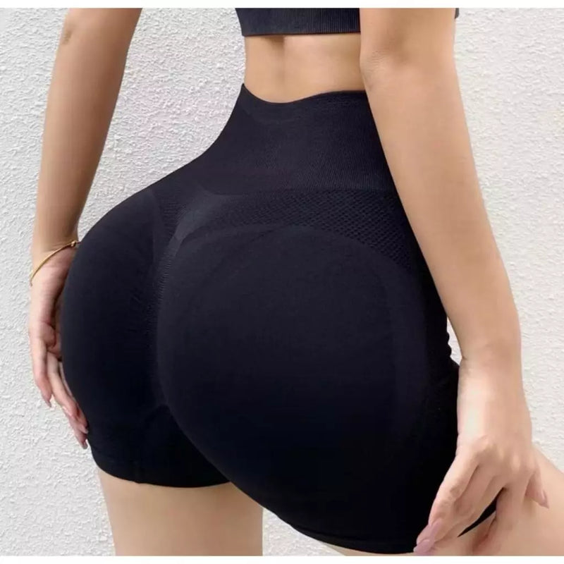 Kit com 3 Shorts Femininos Legging Meia Coxa – Fitness | Academia | Empina Bumbum | Alta Modelagem