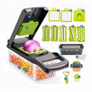 Fatiador e Ralador de Legumes Profissional 16 em 1 – Mais Praticidade na Sua Cozinha