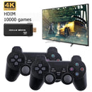 Console Retrô 4K com 10.000 Jogos Clássicos + 2 Controles Sem Fio