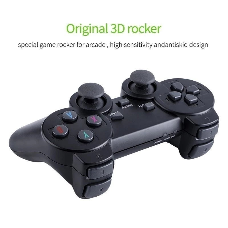Console Retrô 4K com 10.000 Jogos Clássicos + 2 Controles Sem Fio