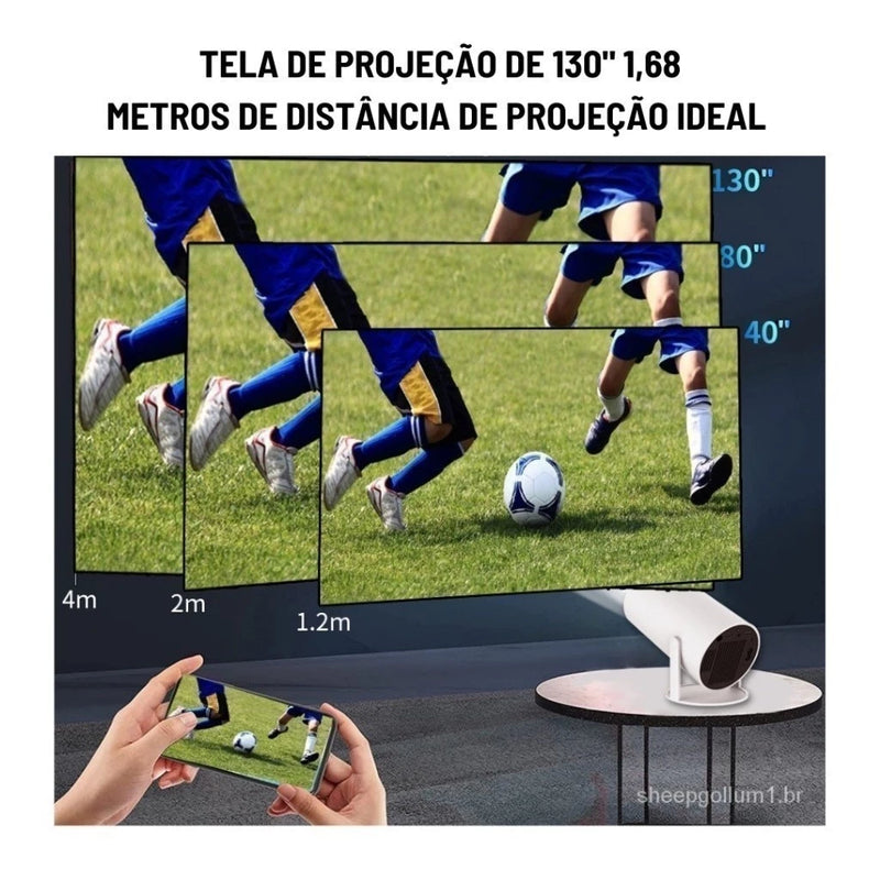 Projetor 4k Portátil Magcubic 8000 Lúmens Full HD