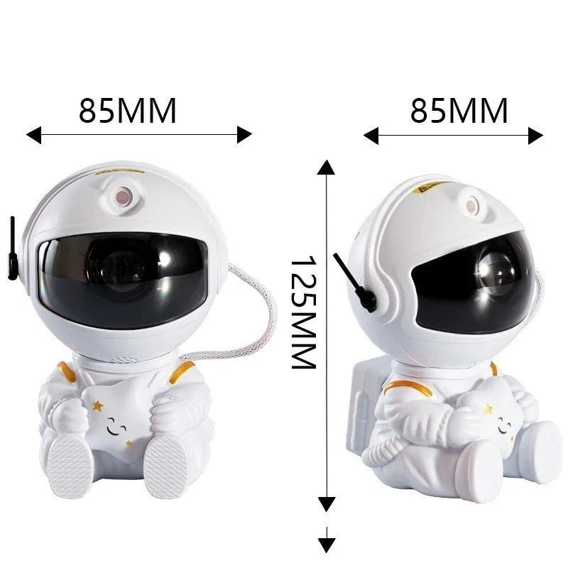 Luminária Projetor Estrelado Astronauta com Controle Remoto